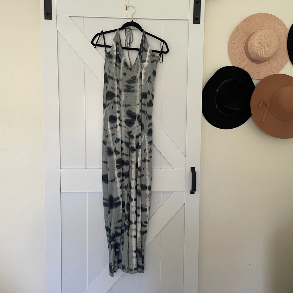 GYPSY Tie-Dye Halter Neck Jumpsuit